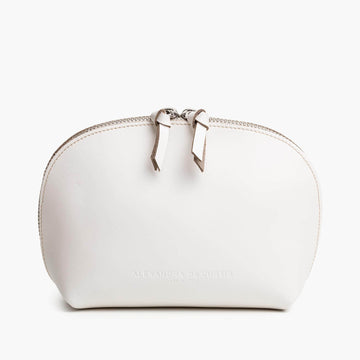 Store All Leather Pouch - Cream