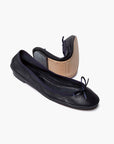 Lily Foldable Ballet Flat - Navy