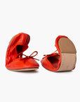 Lily Foldable Ballet Flat - Orange