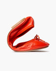 Lily Foldable Ballet Flat - Orange