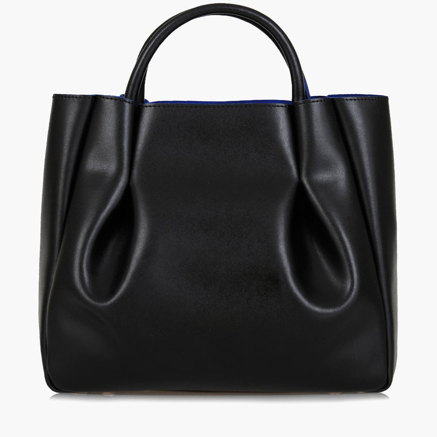 Black Slouchy Shoulder Bag - Large Soft Leather Purse | Laroll Bags