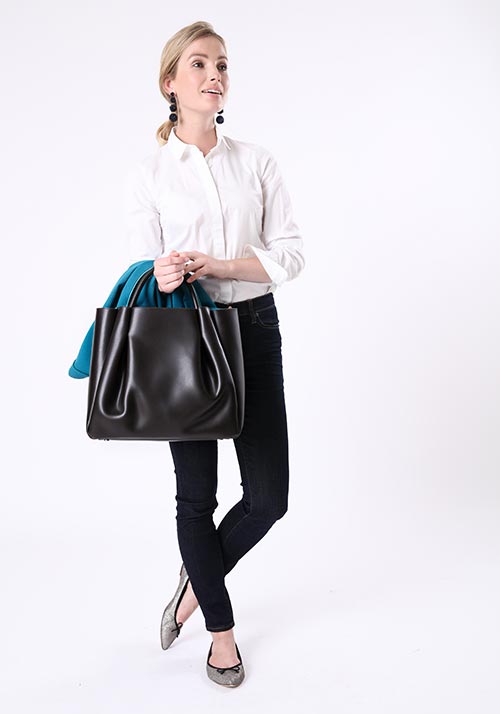 large brown leather tote bag lightweight purse