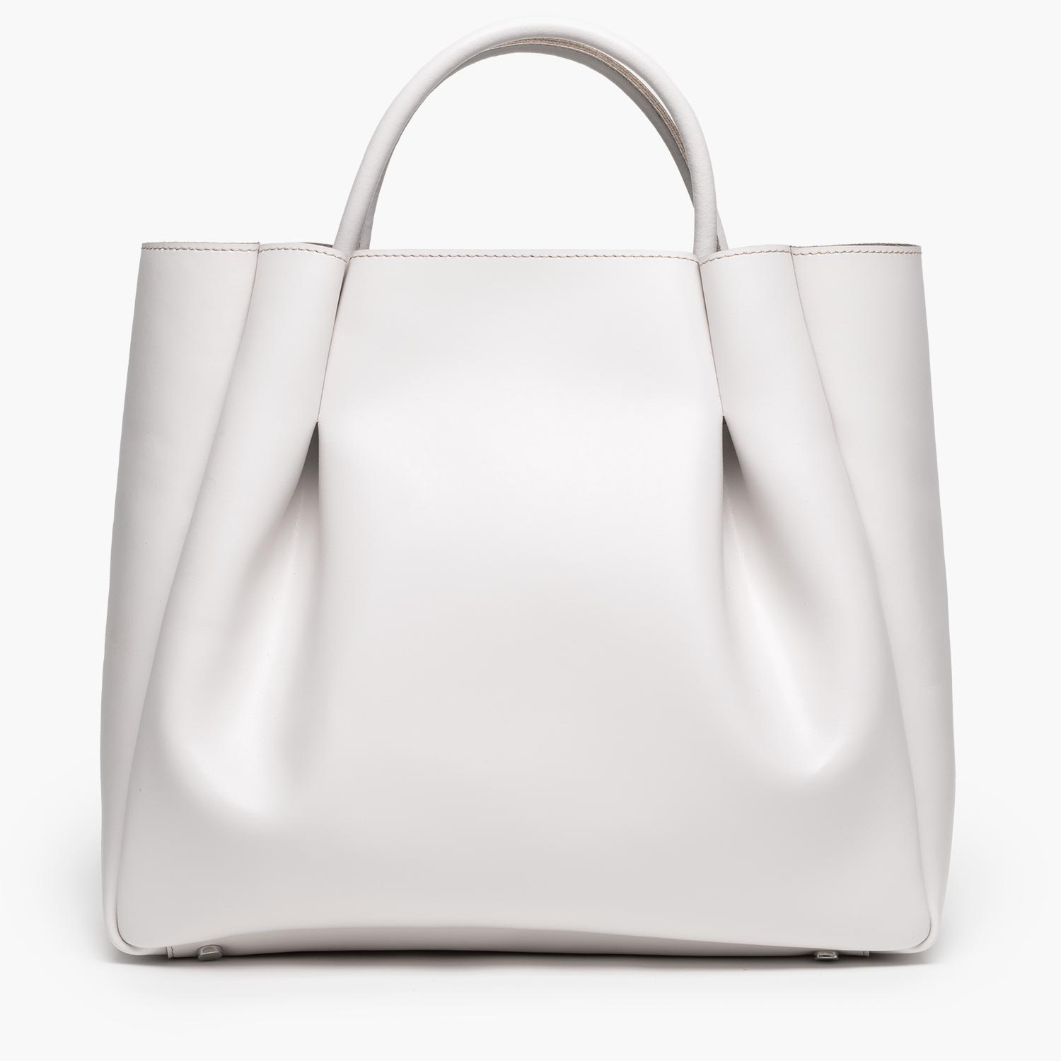 Longchamp White Leather Black Drawstring Tote Bag Purse RARE- NWOT | eBay