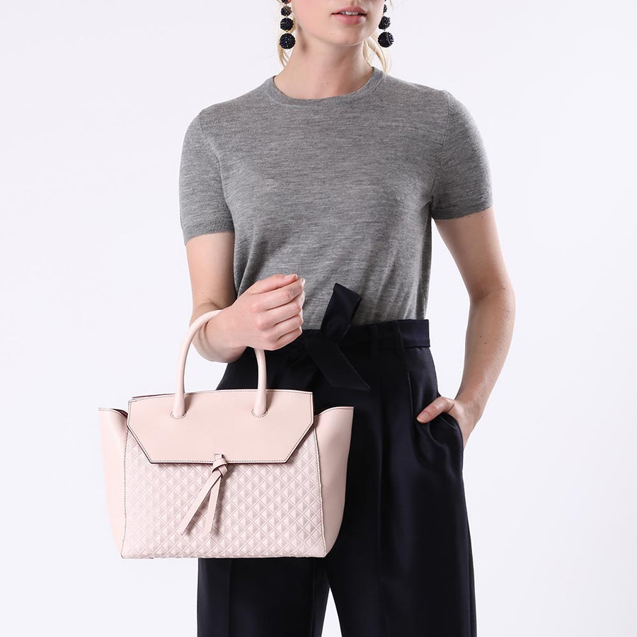Midi Loren Tote - Blush Pink — ALEXANDRA DE CURTIS | Italian Leather  Handbags, Purses & Ballet Flats