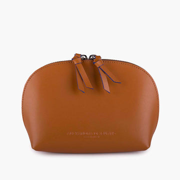 Store All Leather Pouch - Cognac