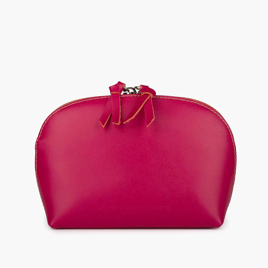 Store All Leather Pouch - Pink